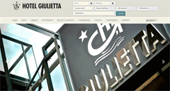 Desktop Screenshot of hotelgiulietta.it